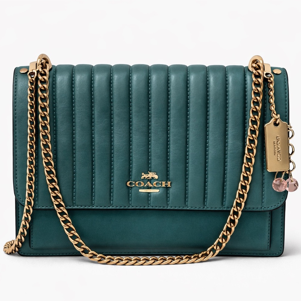 COACH Klare Quilted Crossbody (Green)